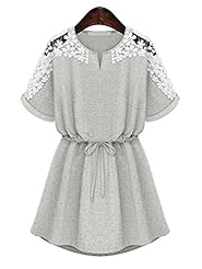 Sexy Summer 2014 Lace Off the Shoulder Short Sleeves  Dress