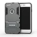 PASONOMI iPhone 6 Case, [Heavy Duty] [Shock-Absorption] [Kickstand Feature] Hybrid Dual Layer Armor Defender Full Body Protective Case Cover for iPhone 6 4.7Inch (Grey)