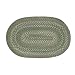 Pine Hill Sage Braided Rug Size: Oval 2'3" x 4'
