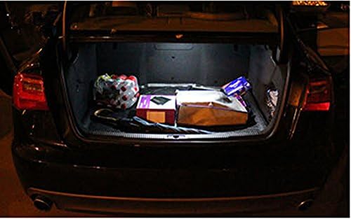 Myhung 10 Pcs Canbus White LED Light Interior Kit Package For Audi A6 S6 C6 Sedan 2005 -2011