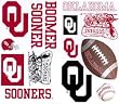 Oklahoma Sooners - 24 College Wall Stickers/Decals
