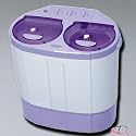 TecTake Miniwaschmaschine 2kg + 1,2kg Schleuder