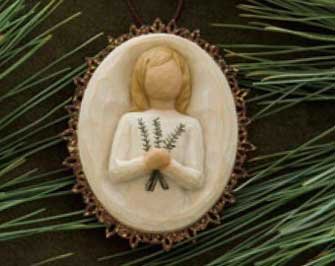 Willow Tree Remembrance Metal Edged Ornament by Susan Lordi Willow Tree Remembrance Metal Edged Ornament by Susan Lordi