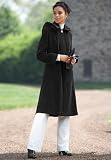 Fake-Fur Hooded Coat