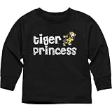 NCAA Towson Tigers Toddler Princess Long Sleeve T-Shirt - Black