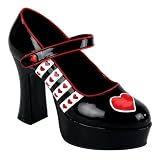 Adults' Queen of Hearts Costume Shoes