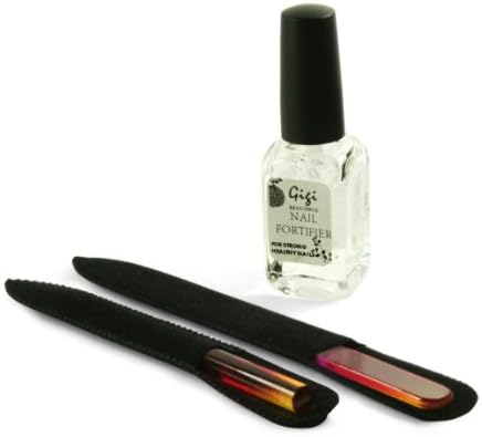 Nail Armour- Nail Fortying, Conditioning & Strengthening Kit by GIGI Beautiful- Orange Pink