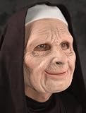 View Nun Old Lady Adult Halloween Mask Nun Old Lady Adult Halloween Mask Picture