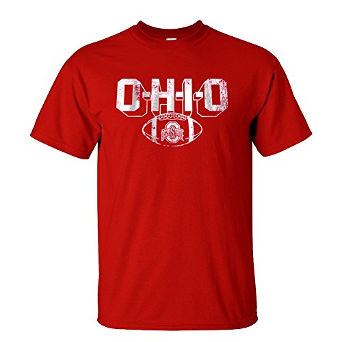 Ohio State Buckeyes T-Shirt Vintage Football Red