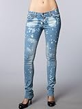 JET Jeans by John Eshaya - Splattered as seen on Nicole Richie - Size 4 JET Jeans by John Eshaya - Splattered as seen on Nicole Richie - Size 4