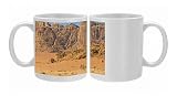 Camel caravan in the stunning desert scenery of Wadi Rum, Jordan, Middle East Photo Mugs