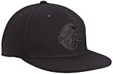 NBA Men's Detroit Pistons Black Flat Brim Flex Hat - Tt77Z, Small/Medium , Black