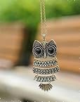 Necklaces - Bronze Owl Neckpiece