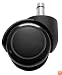 Polyurethane Office Chair Caster Wheels for use on Hardwood Floor - Standard Stem Diameter: 7/16
