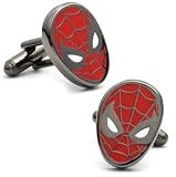 Spider Man Mask Cufflinks - Marvel Comics Formal Wear - Cufflinks