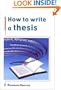 How to Write a Thesis
