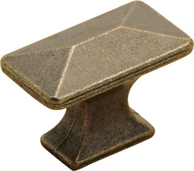 Belwith Keeler Bungalow Collection 1 1/4 Rectangle Cabinet Knob Windover Antique