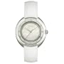 Timex Women's T2M593 Diamond Accented White Strap Stainless Steel Bracelet Watch