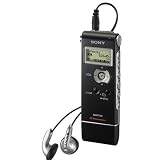Sony ICDUX81B.CE7 tragbarer MP3-Player mit Aufnahmefunktion 2GB schwarz