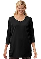 Women's Plus Size Top, The Perfect Tunic With 3/4 Sleeves