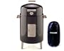 Brinkmann 810-5301-V Smoke'N Grill Charcoal Smoker and Grill with Vinyl Cover, Black