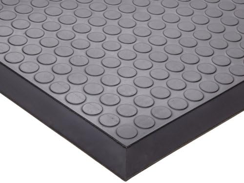 Ergomat Polyurethane Anti-Fatigue Mat, for Non-Critical Environments, 4' Width x 11' Length x 0.43" Thickness, Anthracite