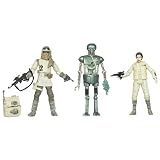 Kenner Star Wars A New Hope Special Exclusive Action Figure 3Pack Rebel Set 21B, Leia Hoth Outfit, Rebel CommanderIMAGE
