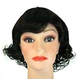 10 Short Darkest Brown synthetic wig