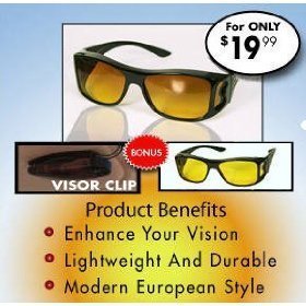 Hd Vision Combo Pack Night Vision and Day Vision + Visor Clip