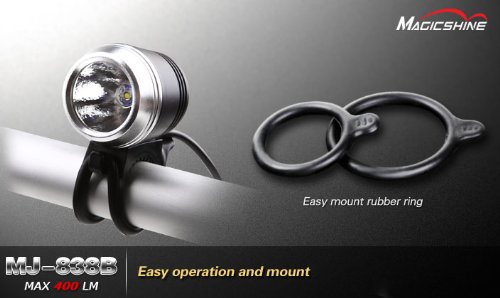 Magicshine MJ-838B Rechargeable LED Front Bike Light 400 Lumen