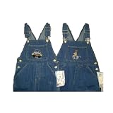 Boys 2-4 Denim Overall with Embroidery on Bib Pocket