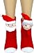 3D Weihnachts Haussocken 'Mr & Mrs Claus'