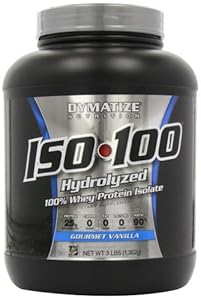 Dymatize Nutrition Dymatize Nutrition Iso 100 0 Carb Whey,Gourmet Vanilla, 3 Pounds