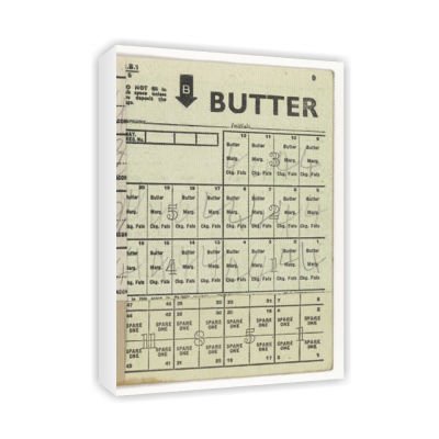 BUTTER COUPONS - Canvas - Medium - 30x45cm