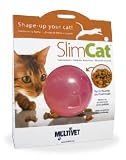 Multivet Slimcat Cat Toy Feeder Ball (Pink)
