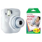 Fuji Instax Mini 25 Instant Camera + 60 Prints - 3 Twin Packs of film