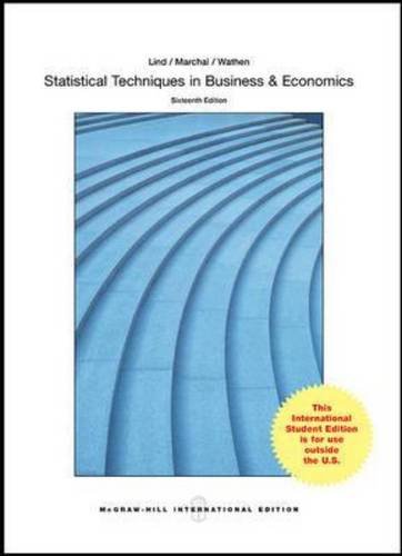 Download Statistical Techniques in Business and Economics Download Statistical Techniques in Business and Economics
