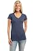 Ladies Tissue Slub V-Neck Tee Shirt