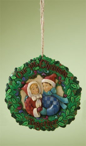 Jim Shore First Christmas Together Ornament