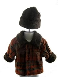 Corky Seina Plaid Jacket Hat & Set