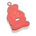 Kitchen Craft Let's Make Christmas Santa Three Dimensional Cookie Cutter, Silicone