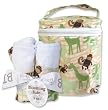 Blooming Bouquet Gift Sets - JUNGLE JAM - Bottle Bag & Bib Set