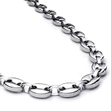 Titanium Men's 10MM Gucci Link Necklace Chain (Length 20 - 30)