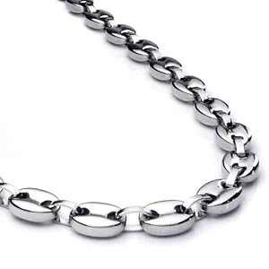 Titanium Men's Gucci Link Necklace Chain (Length 20