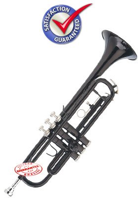 STUDENT BLACK TRUMPET WITH CASE BLATRUM