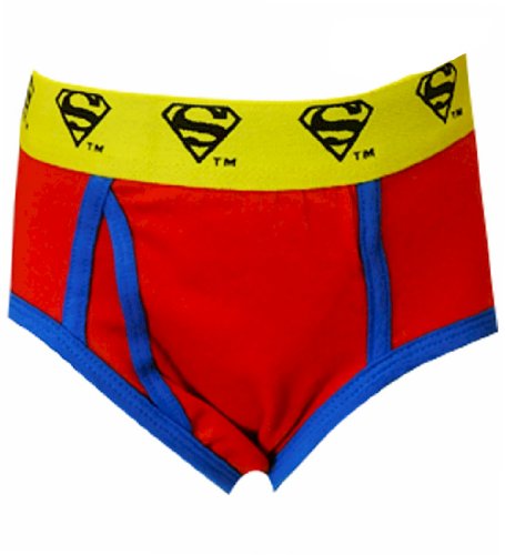 DC Comics Superman Red Logo Briefs for Little Boys