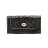 American West Rodeo Ranch Collection Ladies Tri Fold Wallet by American West