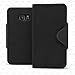 Galaxy S7 Edge Case, Cellto PU Leather Wallet [Black] Cover Stand and Reversible Magnetic Flap Flip Cover for Samsung Galaxy S7 Edge