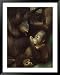 Orang Utan Mother and Baby, Pongo Pygamaeus, in Captivity, Singapore Zoo, Singapore Framed Art Poster Print by Ann & Steve Toon, 39x49