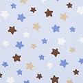 Circo&reg; Crib Fitted Sheet- Blue/Brown Stars